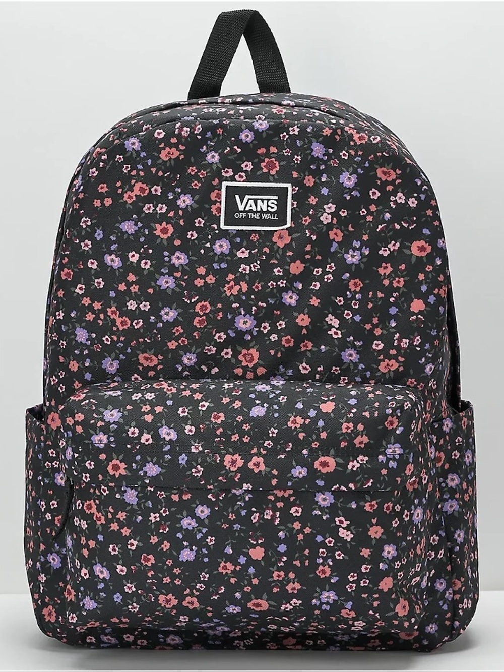Vans Old Skool Floral Black Backpack Book Bag Pack Standard Size Backpack
